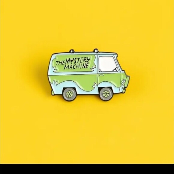 MYSTERY Machine van pin badge alloy Brooch - Picture 4 of 7